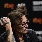 Johnny Deep en la presentación de "Crock of Gold" del Festival de San Sebastián