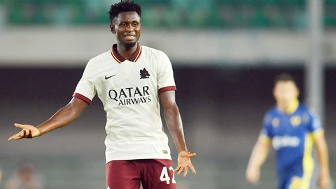 Amadou Diawara con la Roma.