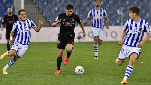 La Real Sociedad en Anoeta.