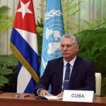 El presidente cubano Miguel Mario Díaz-Canel