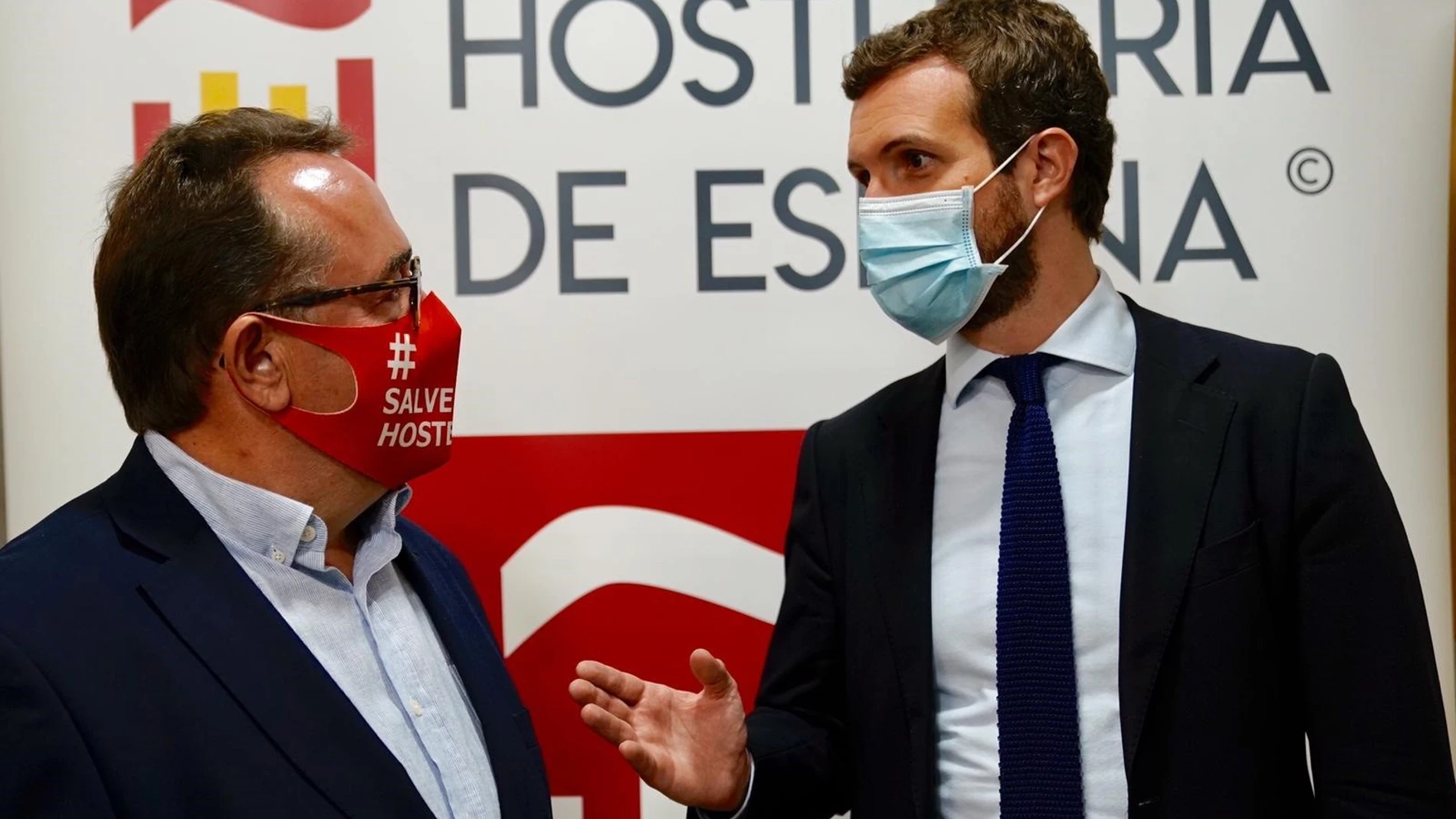El presidente del PP, Pablo Casado, se reúne con la Confederación España de HosteleríaDAVID MUDARRA (PP)22/09/2020