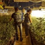 Una treintena de detenidos por tráfico internacional de marihuana en Cataluña. GUARDIA CIVIL