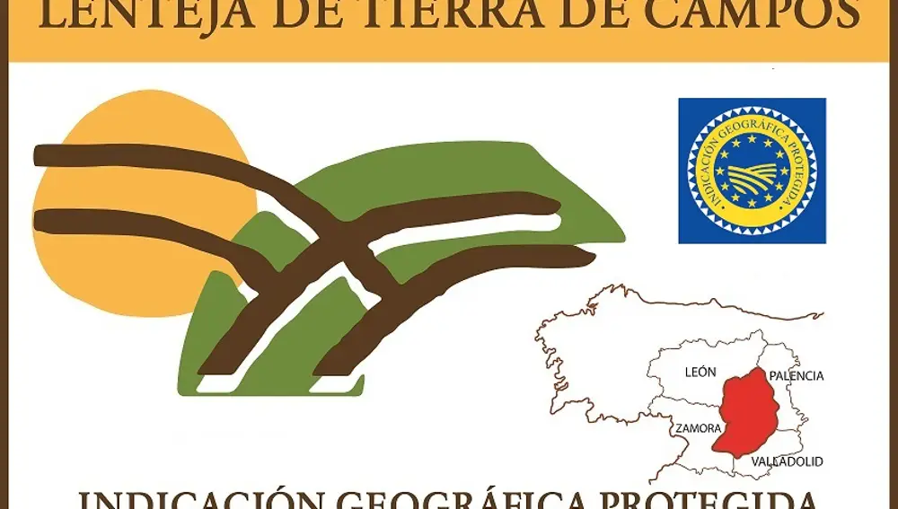 Logo de la IGP Lenteja Tierra de Campos