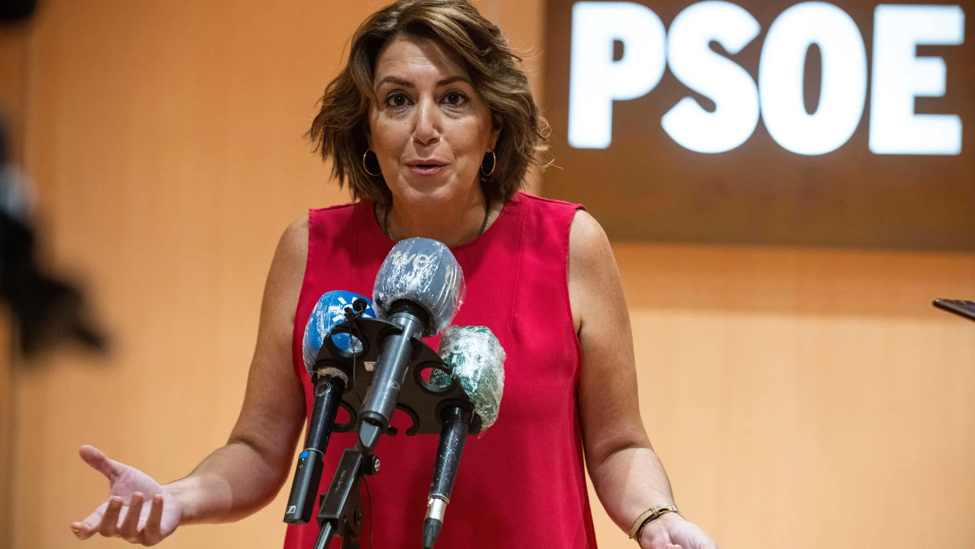 La secretaria general del PSOE-A, Susana Díaz