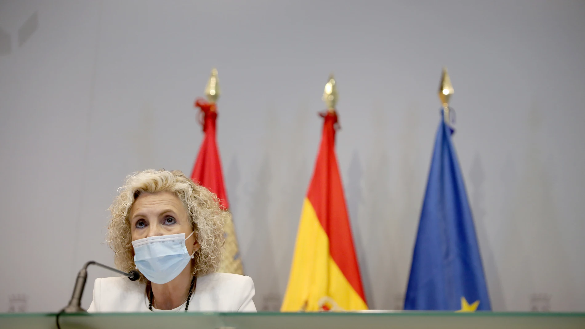 La consejera de Sanidad, Verónica Casado, comparece en rueda de prensa para informar de la situación en la Comunidad en relación a la COVID-19