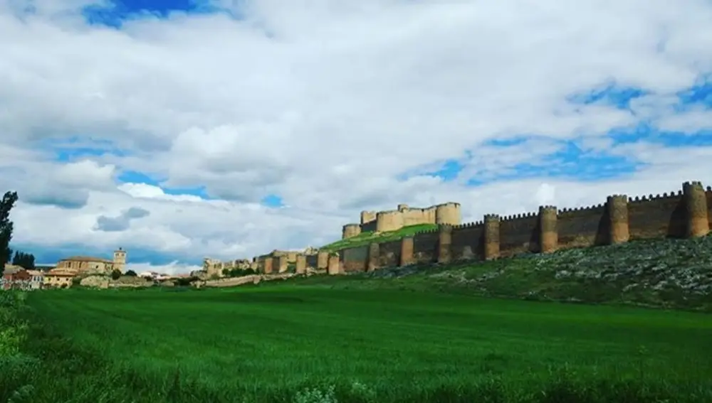 Imagen de archivo del castillo de Berlanga de Duero donde tendrá lugar el espectáculo.EUROPA PRESS.23/09/2020