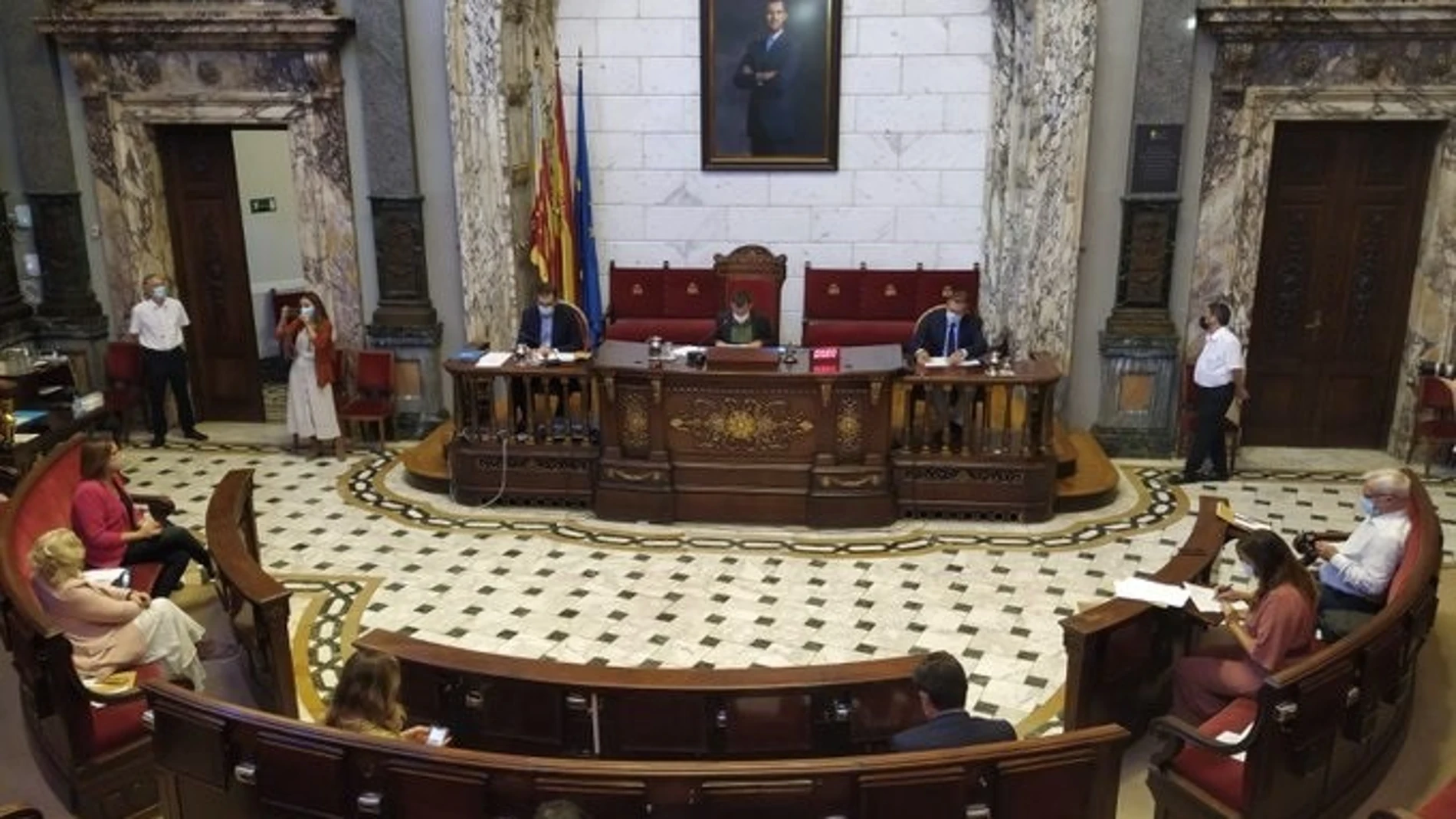 El PP dio voz al sindicato de la Policía Nacional JUPOL en el pleno del Ayuntamiento celebrado ayer