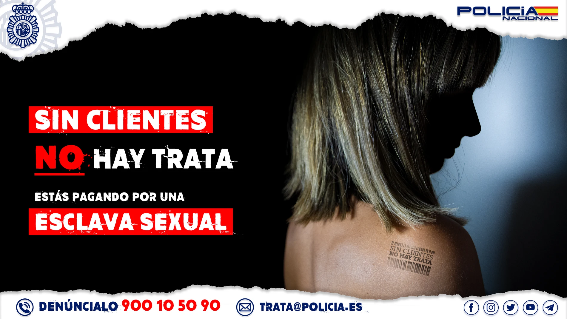 Campaña de la Policía Nacional contra la trata con fines de explotación sexual