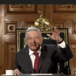 In this image made from UNTV video, AndrÃ©s Manuel LÃ³pez Obrador, President of Mexico, speaks in a pre-recorded message which was played during the 75th session of the United Nations General Assembly, Tuesday, Sept. 22, 2020, at UN headquarters. The U.N.'s first virtual meeting of world leaders started Tuesday with pre-recorded speeches from some of the planet's biggest powers, kept at home by the coronavirus pandemic that will likely be a dominant theme at their video gathering this year. (UNTV via AP)