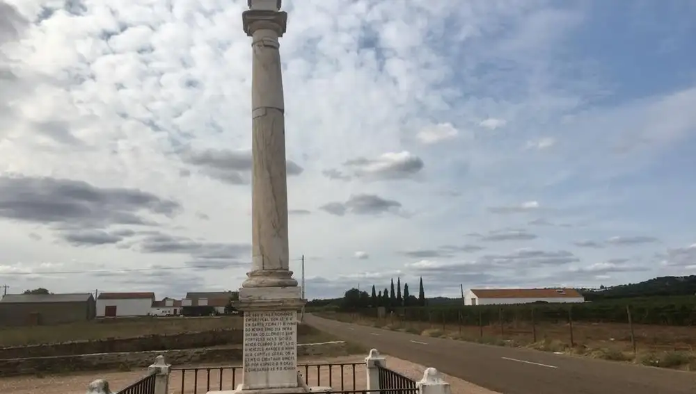 Monumento a la victoria portuguesa de Montes Claros.