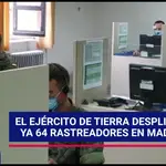 El Ejército de Tierra despliega sus primeros 64 rastreadores en Madrid