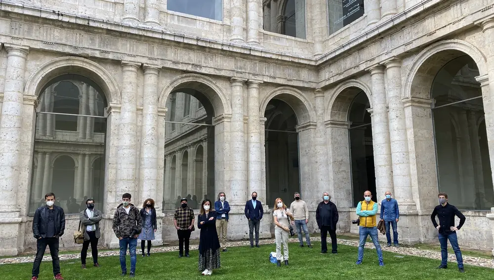 Algunos de los fotógrafos que participan en la exposición 'La ciudad inaudita'.EUROPA PRESS24/09/2020