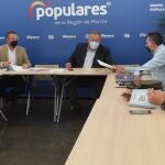 Imagen de la reunión de los responsables del PP con la Asociación Unificada de la Guardia CivilPP24/09/2020
