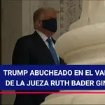 Trump abucheado en el velatorio de la jueza Ruth Bader Ginsburg