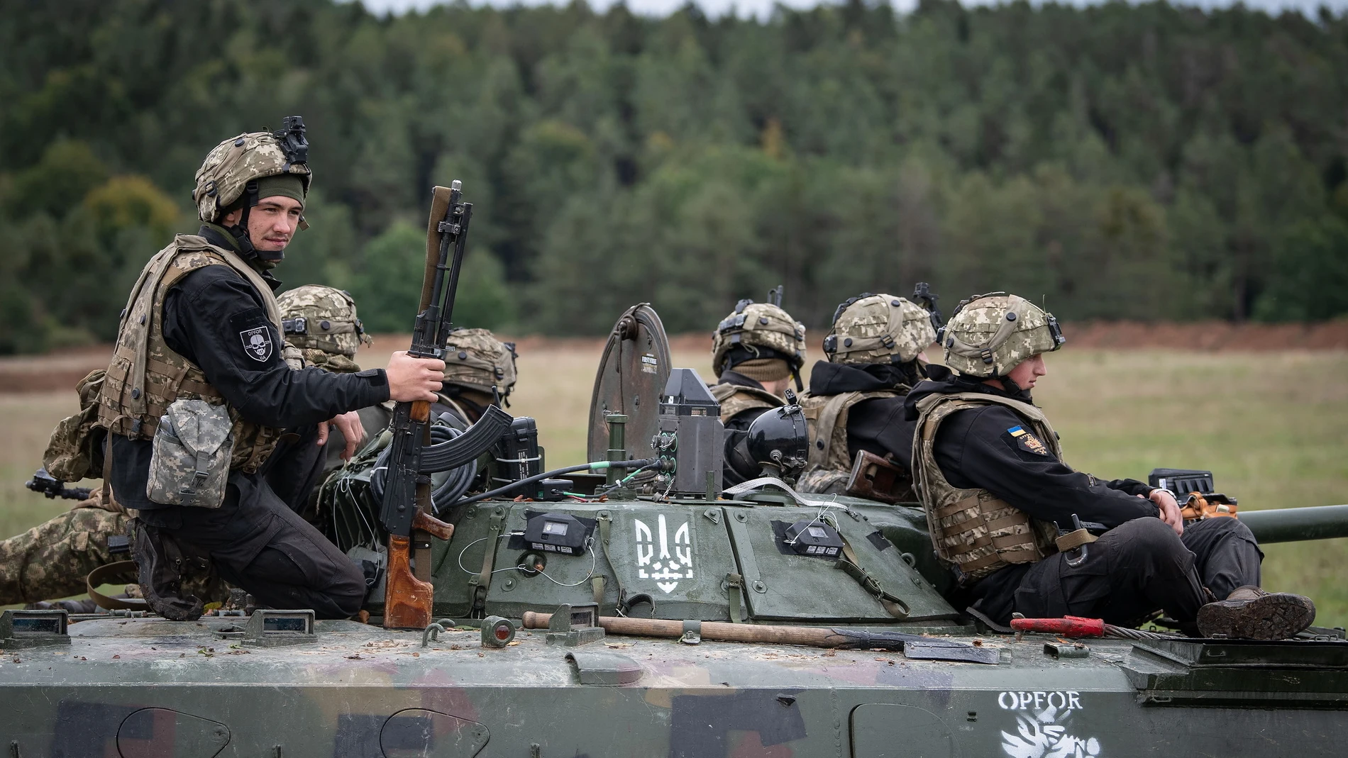 Soldados estadounidenses en una maniobras en Alemania