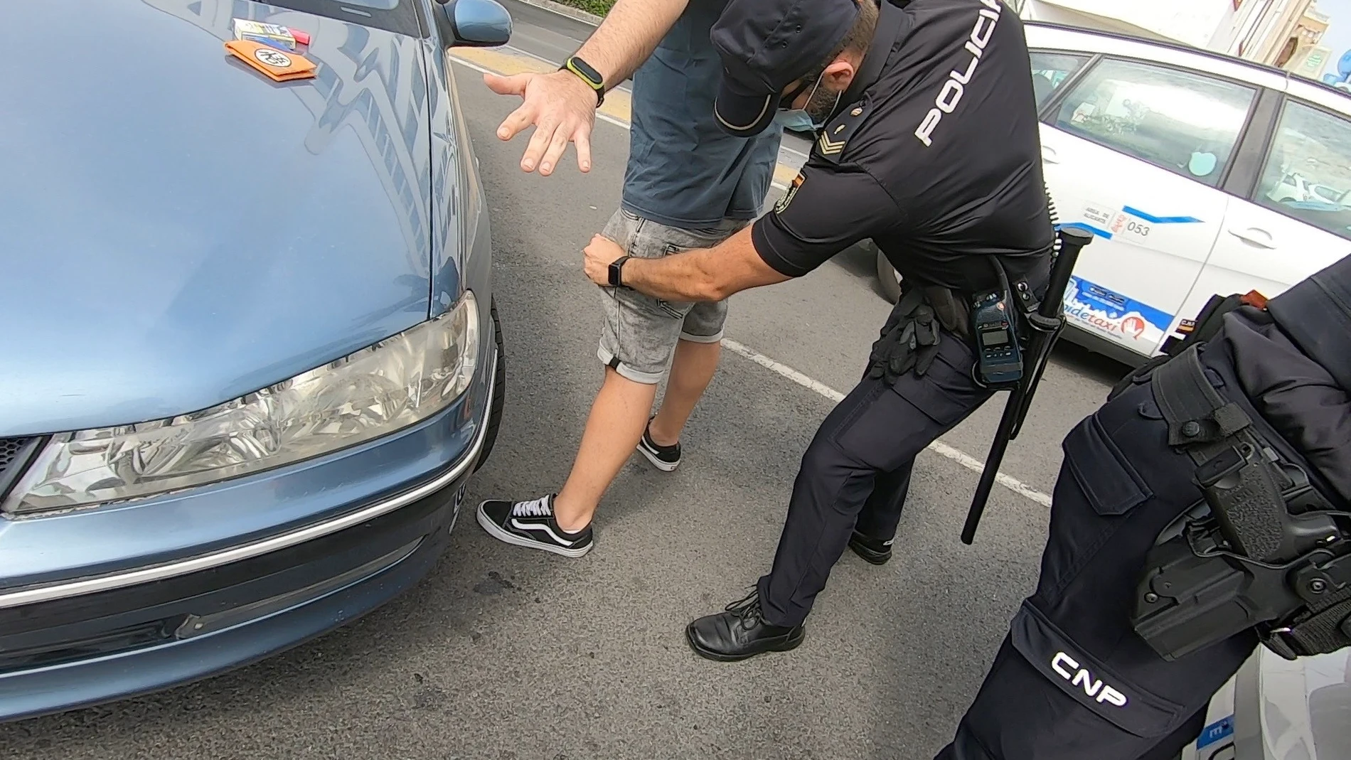 El agresor fue detenido por la Policía