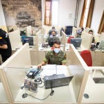 Un equipo de rastreadores militares en Madrid