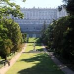 Los jardines del Campo del Moro, en el Palacio Real de Madrid