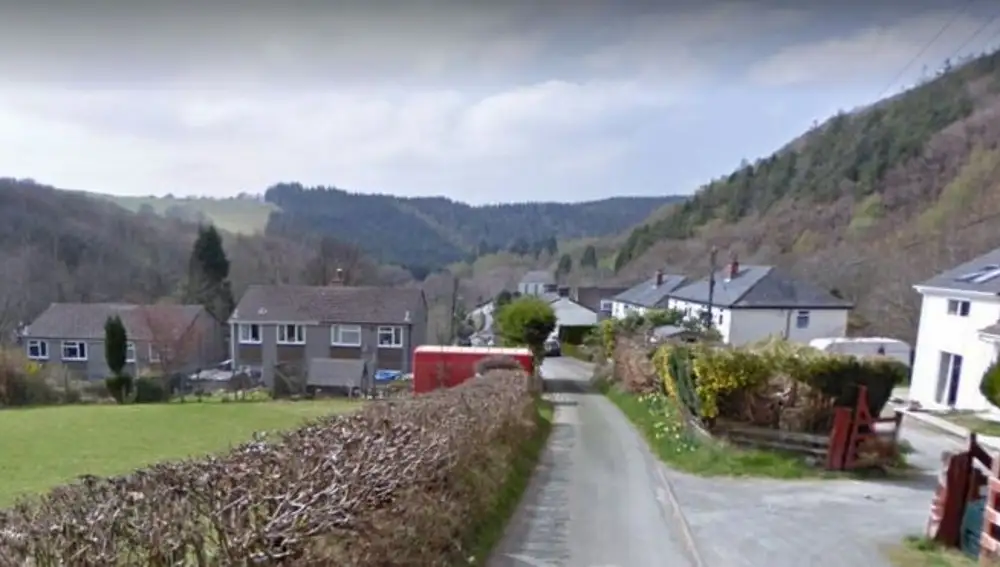 Aberhosan, en el condado de Powys en Gales