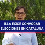 Illa exige convocar elecciones en Cataluña de manera “urgente”