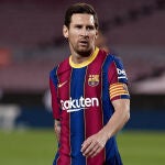 Leo Messi, en el debut en Liga contra el Villarreal