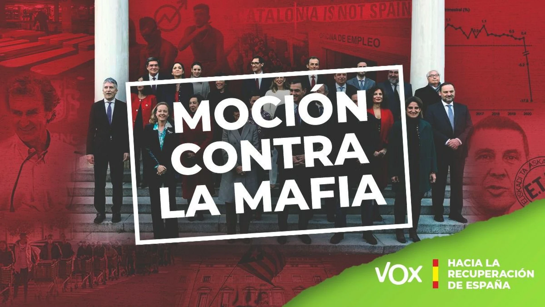 Imagen difundido con los motivos de la moción
