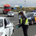 La Policía Nacional controla las entradas y las salidas de la localidad burgalesa de Miranda de Ebro