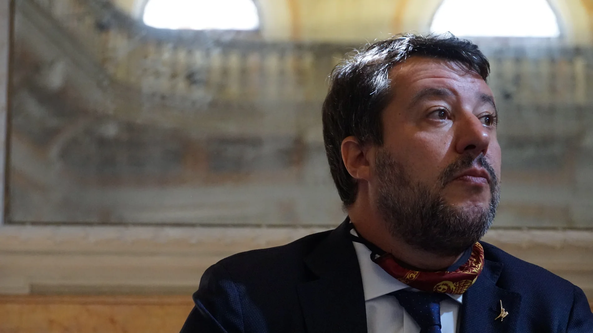 El exministro italiano del Interior y líder de la Liga, Matteo Salvini, en una visita reciente a Venecia