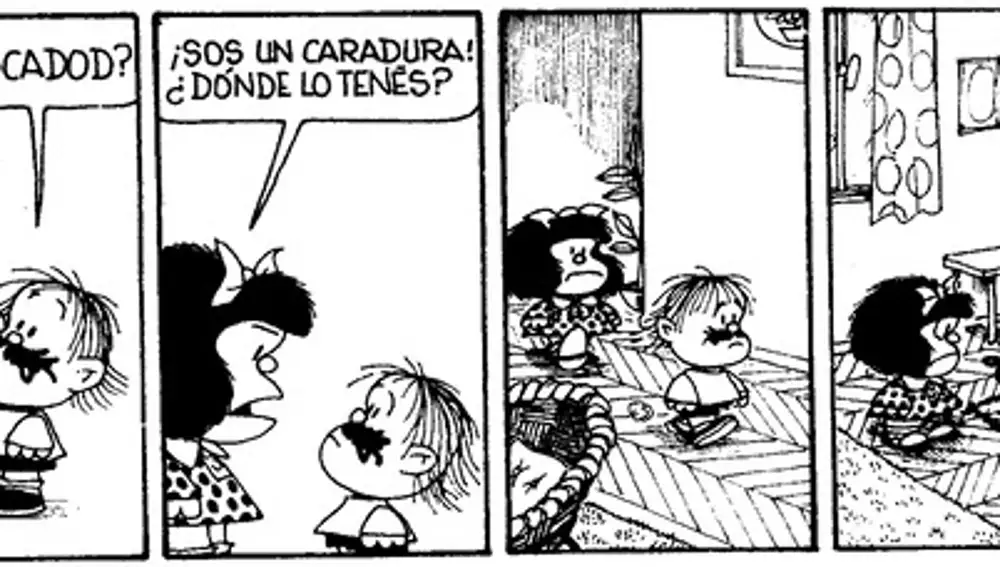 Guille en una tira de &quot;Mafalda&quot;