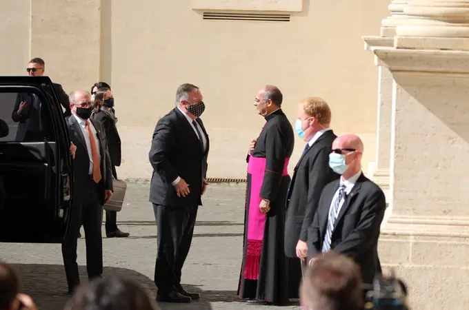 Mike Pompeo y Pietro Parolín intercambiaron sus puntos de vista sobre las relaciones con China durante su encuentro en el Vaticano