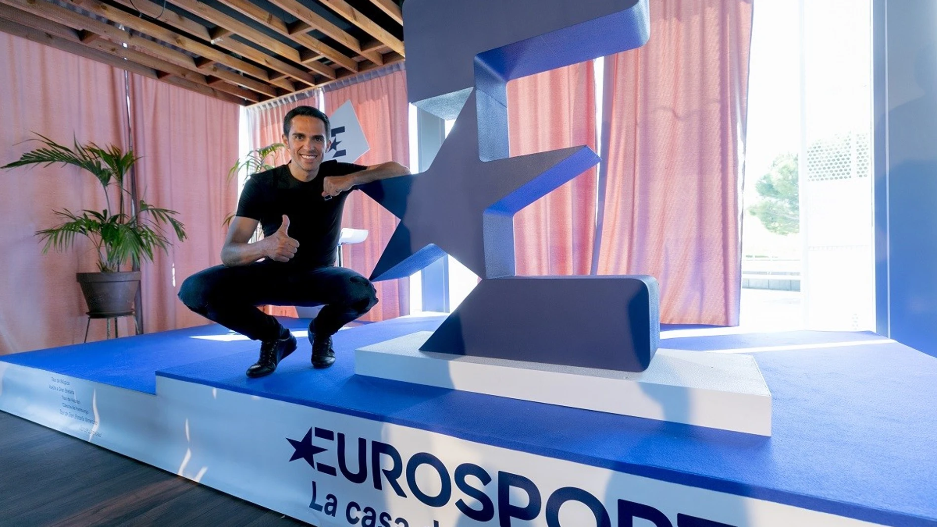 Alberto Contador, ahora comentarista de Eurosport