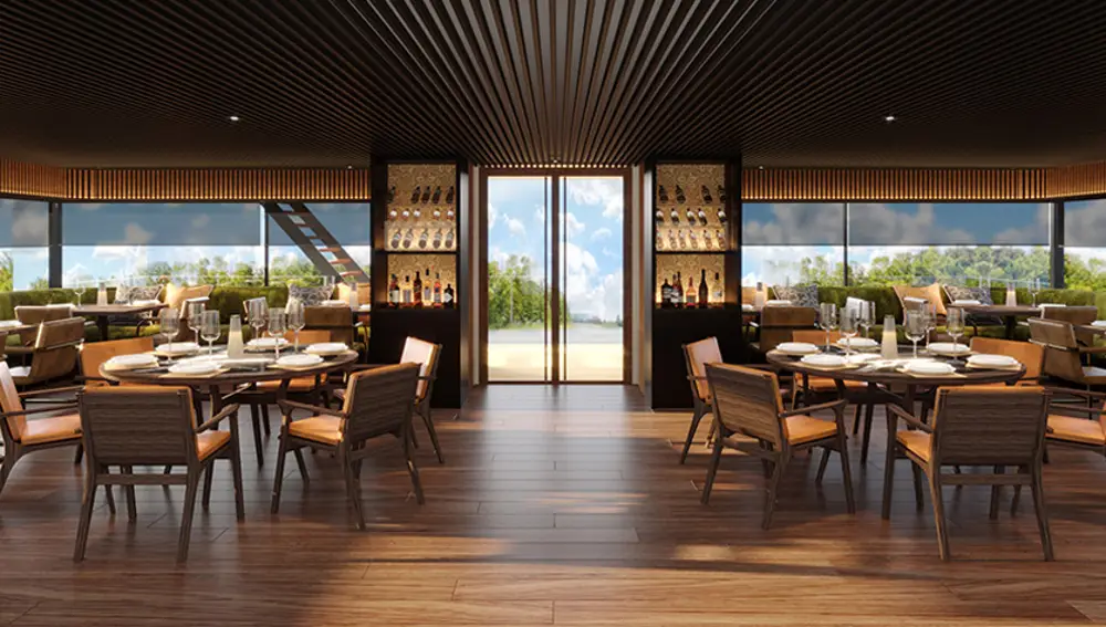 Restaurante del Aqua Nera.