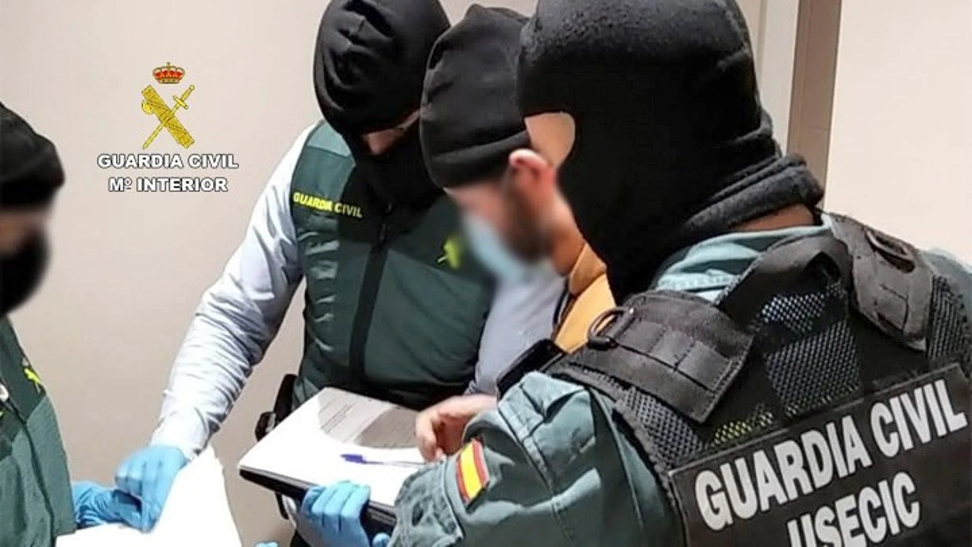 Imagen de archivo de una operación de la Guardia Civil contra el yihadismo