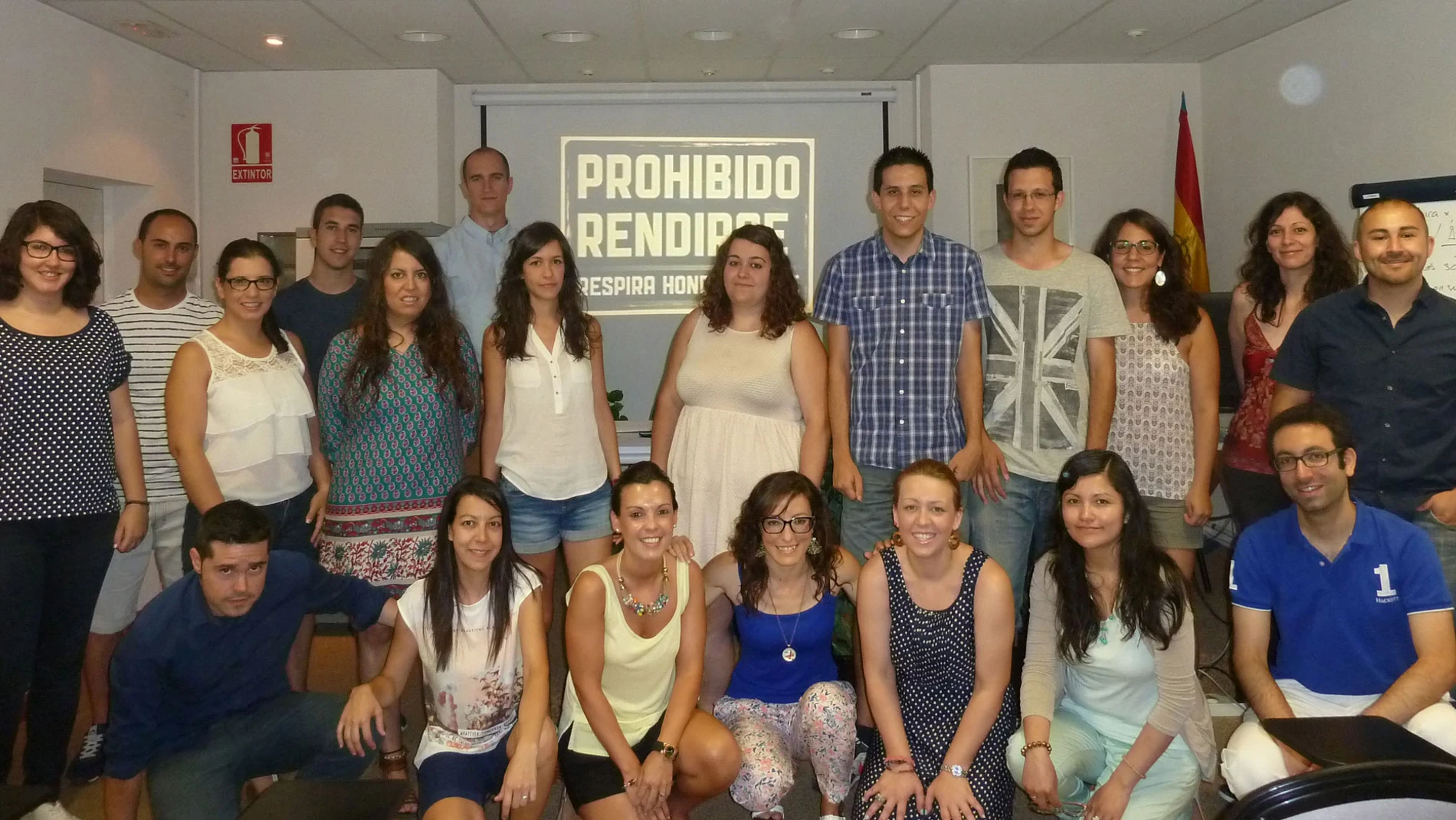 Jóvenes participantes en una edición anterior de una lanzadera