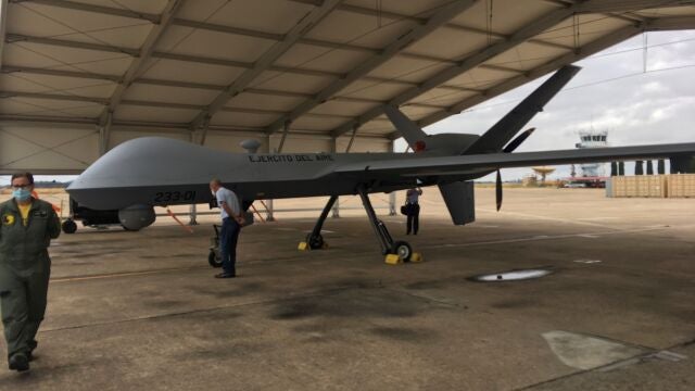 Uno de los drones "Predator B" del Ejército del Aire