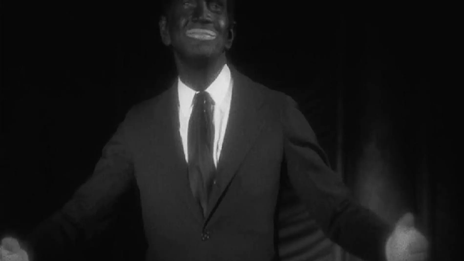 Al Jolson en "El cantor de Jazz"