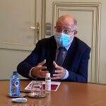 Francisco Igea durante su visita a la Diputación de Segovia.EUROPA PRESS05/10/2020