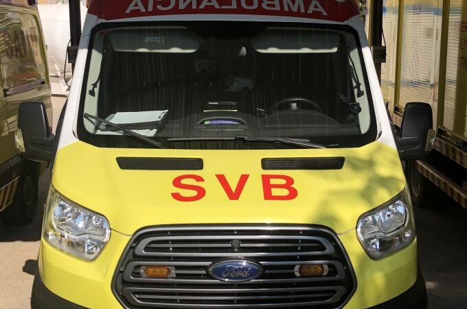 Una ambulancia de SVB en imagen de archivo