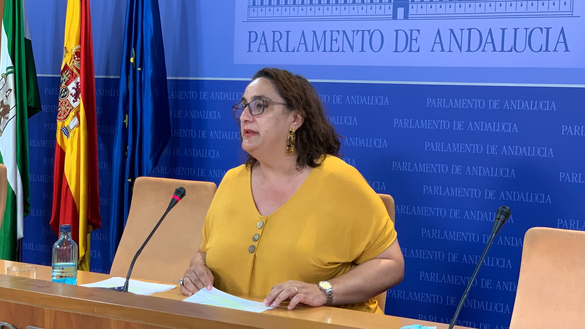 Angela Aguilera, parlamentaria andaluza de Adelante Andalucía por Cádiz