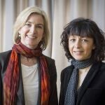 Emmanuelle Charpentier, izquierda, y Jennifer Doudna, derecha, creadoras del sistema de edición genética