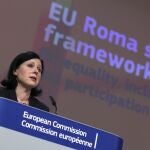Vera Jourova vicepresidenta de Valores de la Comisión Europea