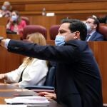 El portavoz del PP en las Cortes, Raúl de la Hoz
