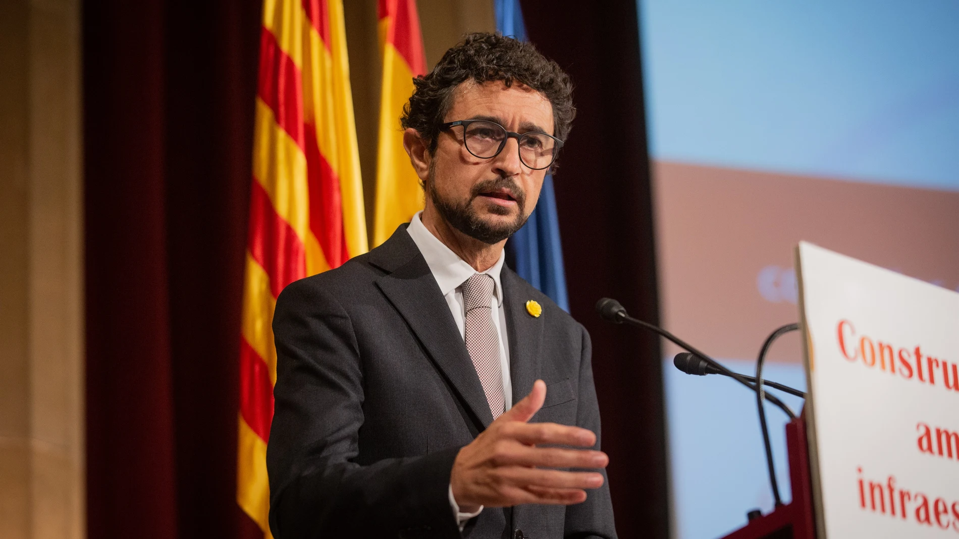 El conseller de Territorio y Sostenibilidad de la Generalitat, Damià Calvet.