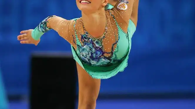 Alina Kabaeva, durante su participación en los JJOO de Atenas en 2004