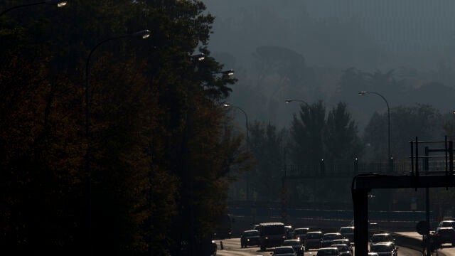 Tráfico y atascos en Madrid ayudan a la alta contaminación