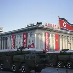 Desfile de 2015 para conmemorar el 70 aniversario del Partido de los Trabajadores en Corea del Norte