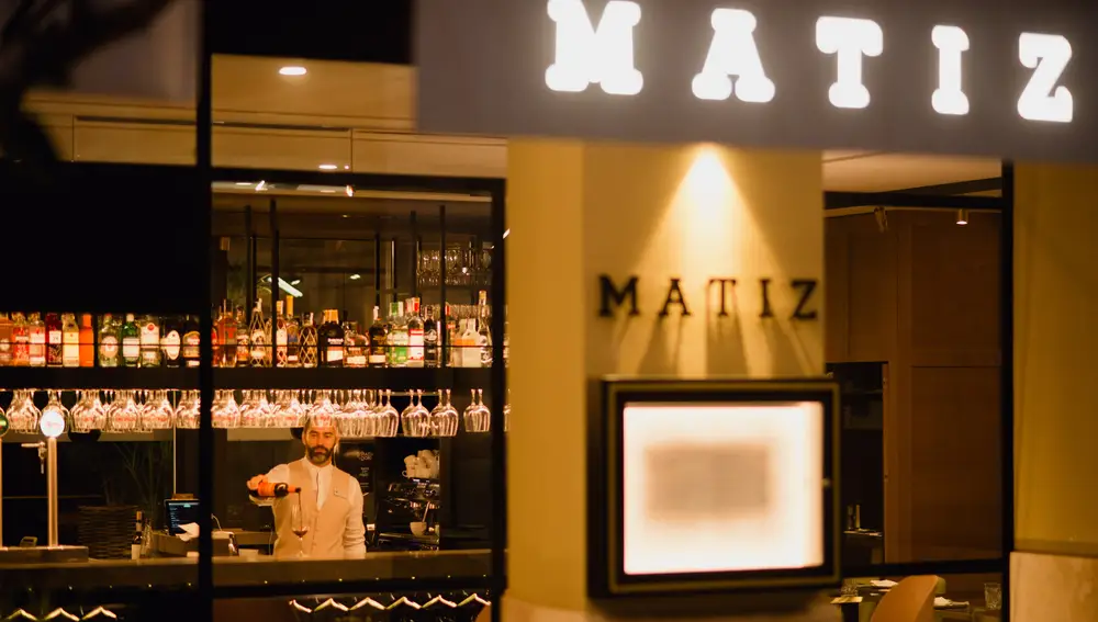En el hotel Molina Lario de Málaga se encuentra el restaurante Matiz