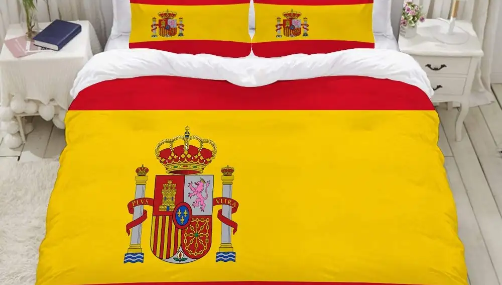 Funda de cama con la bandera de España