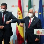 Los presidente Pedro Sánchez y António Costa, en la cumbre hispano-lusa
