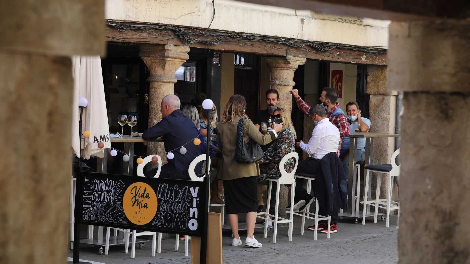 Terrazas en Alcalá de Henares este fin de semana.